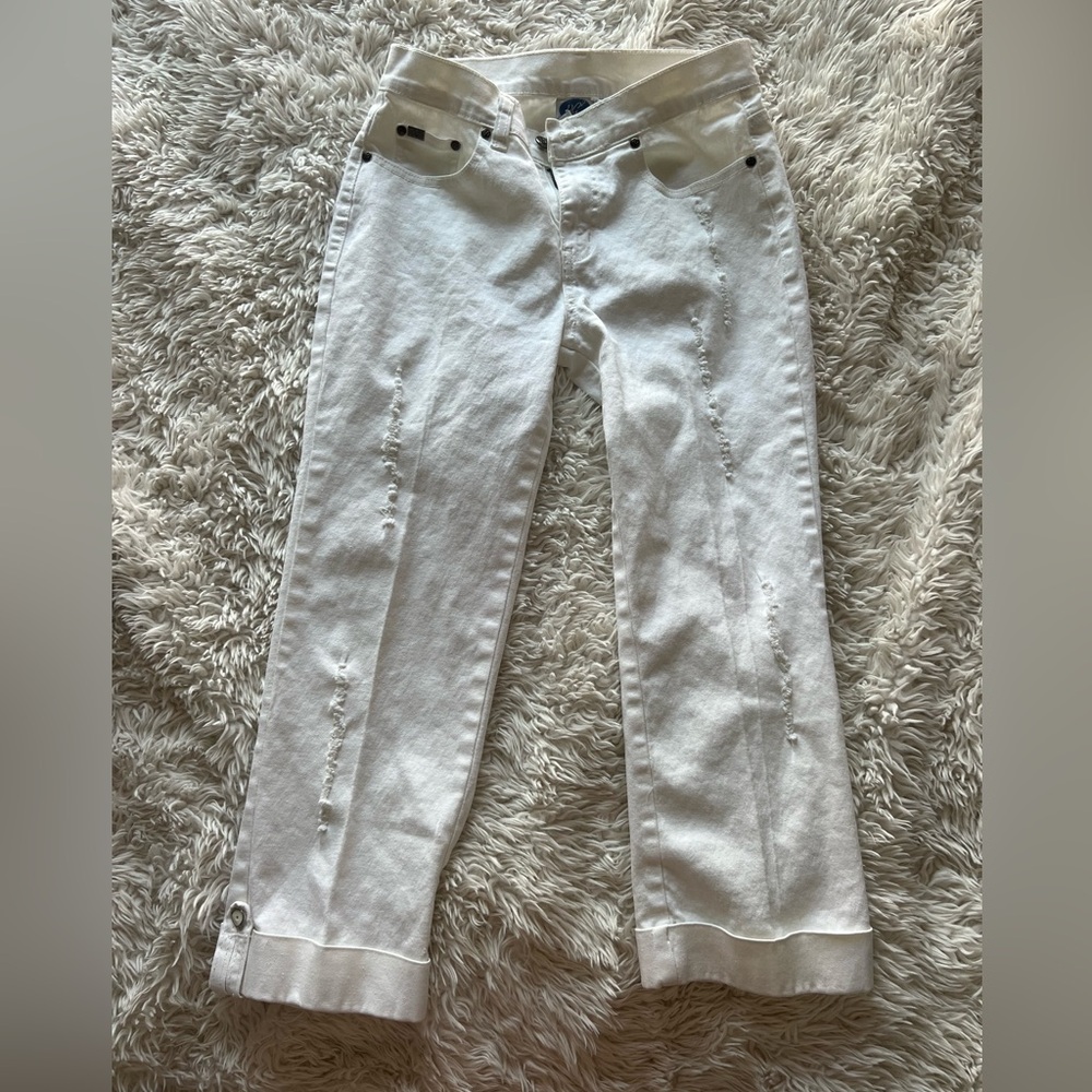DG2 by Diane Gilman White Pants - Picture 1 of 7